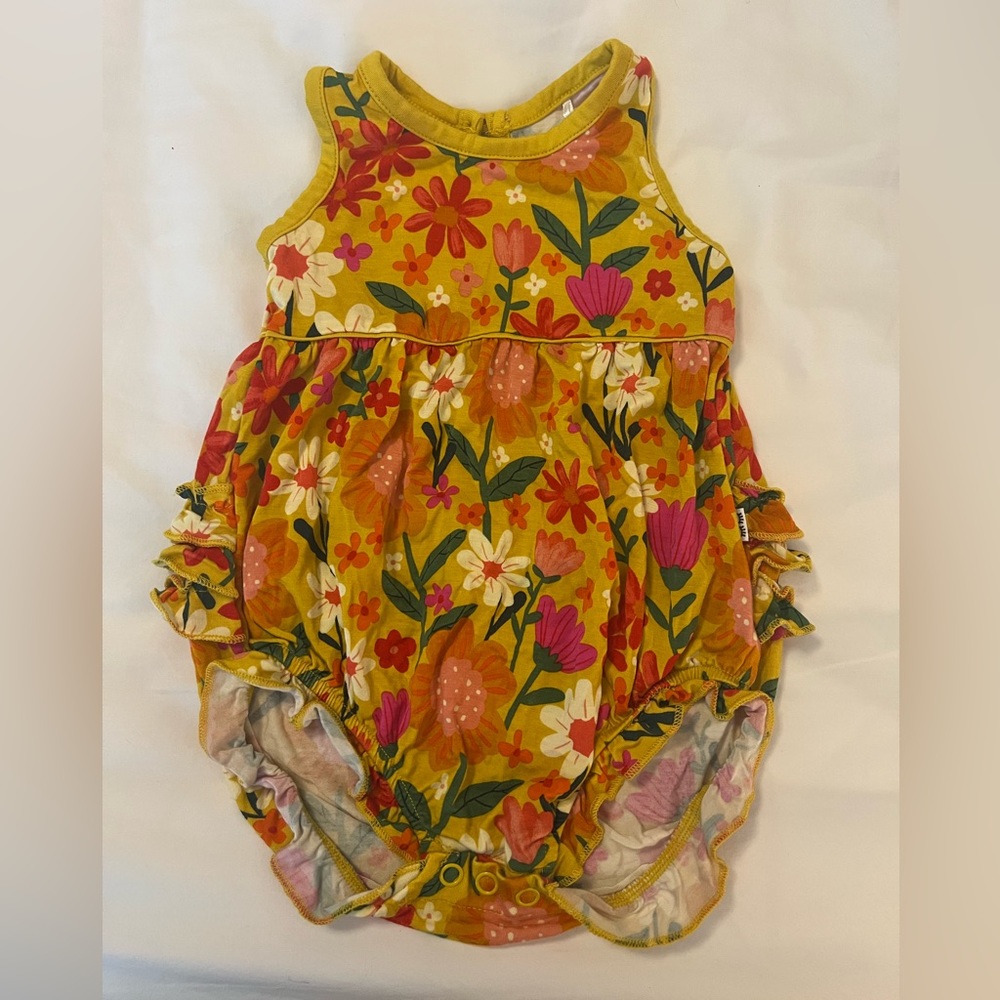 Little Sleepies‎ Sunny Garden Bubble Romper - 3-6 months